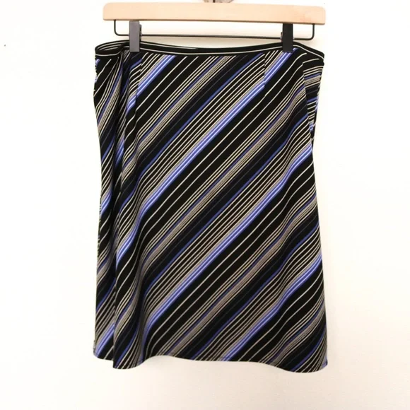 Vintage 90s Express Striped Mini Skirt - Picture 3 of 3